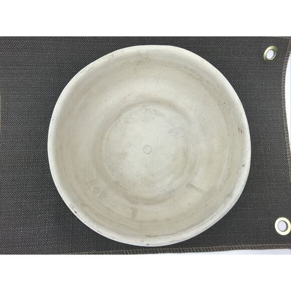 Vintage Lee’s Pottery Hand Painted Floral Fruit Bowl Planter Cream 8.5in x 3in - Picture 4 of 12